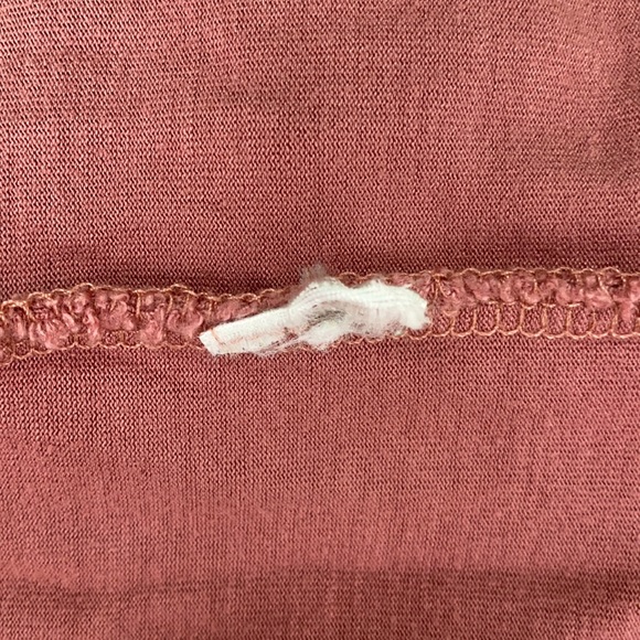 TopShop Dusty Rose Cute Cut Out Bow Sleeve Tee - Picture 12 of 12